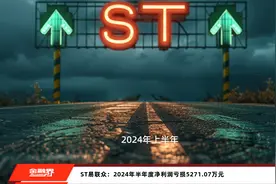 ST易联众：2024年半年度净利润亏损5271.07万元视频封面
