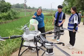 “飞行模式”开启！合川隆兴镇无人机“打药”效率翻倍图片