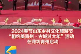2024春节山东乡村文化旅游节“相约美青州·古城过大年”活动启动图片