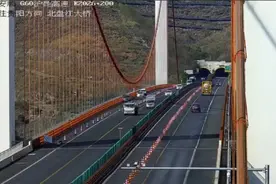 沪昆高速北盘江大桥已恢复有序通行图片