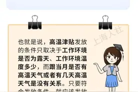 高温津贴是按高温天气的天数发放的吗？图片