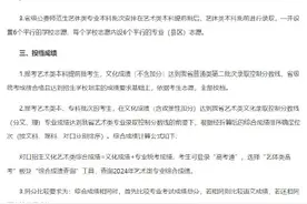 四川艺考生投档录取办法有变图片