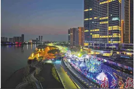 东平河北岸迎“高光时刻”图片