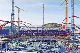 中广核广东太平岭核电厂3号机组开工图片