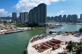 海南三亚：海底隧道建设稳步推进图片