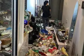 住了5年的租客失联，房东上门一看，崩溃了……图片
