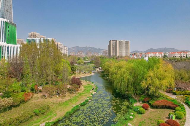 李村河畔，春和景明