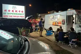 在美国加州摆摊卖螺蛳粉的柳州仔：已卖断货暂时歇业，升级了厨房，正从国内运食材图片