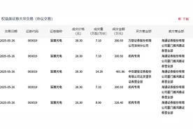 宸展光电今日大宗交易折价成交43.5万股，成交额1231.05万元图片