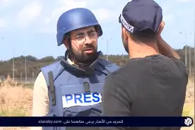 外媒关注“阿拉伯记者直播中被以色列警察威胁”，视频在社交媒体上疯传图片