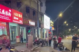 南昌一住宅大块外墙掉落，所幸未造成人员伤亡，社区展开排查图片