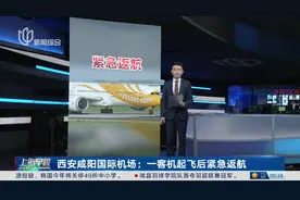 西安咸阳国际机场：一客机起飞后紧急返航 乘客称看到引擎冒出火光视频封面