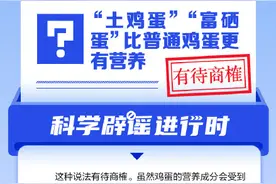 “土鸡蛋”“富硒蛋”比普通鸡蛋更有营养？图片