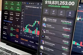 “特朗普币”大涨大跌，“第一夫人币”也上线，这个平台成最大赢家，市值近1600亿美元超过索尼、花旗图片