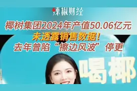 椰树集团2024年产值50.06亿元，未透露销售数据！去年曾陷“擦边风波”停更图片