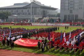 首都高等学校第62届学生田径运动会开幕图片