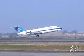 广州至文莱航线成功首航！南航C909首飞国际航线图片