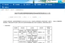 ​福建龙岩将出让3幅地块图片
