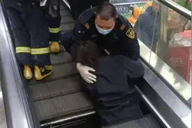 “女子半截身体被卷入电梯”最新进展：丈夫称妻子仍在ICU，恢复还不错图片