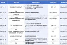 2025年以来多家财务公司被罚，罚金总额已超230万图片