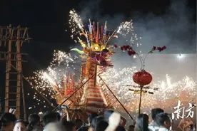“点龙”幸运儿是你吗？梅州将于23日举行“烧火龙”表演图片