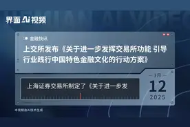上交所发布《关于进一步发挥交易所功能 引导行业践行中国特色金融文化的行动方案》视频封面