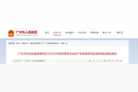 2023年广州市电动自行车乘员头盔产品专项质量监督抽查结果图片