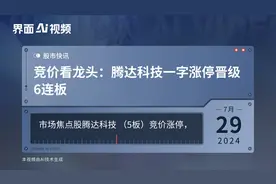 竞价看龙头：腾达科技一字涨停晋级6连板视频封面