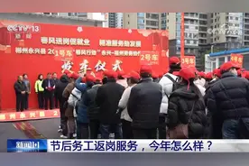 节后务工返岗服务，今年怎么样？图片
