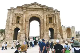 走进“中东庞贝”杰拉什图片