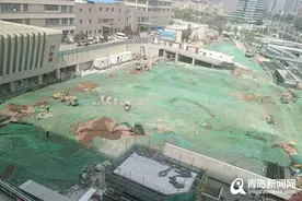 崂山加速解决停车难问题 青大附院崂山院区地下停车场明年8月投用图片