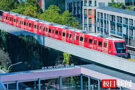 武汉首台全景地铁婚车上线！20位新娘坐上地铁“大花轿”图片