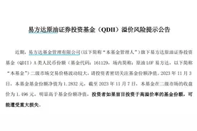 最高超17%！多只原油主题基金现场内溢价，基金公司发布风险提示图片