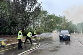 金华服务区上演“安全大练兵” 铸就“守护神盾”图片