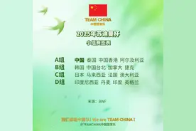 2025年苏迪曼杯中国队同组对手确定图片