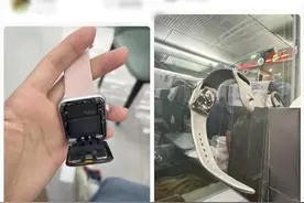 为什么手表会吸在玻璃上？苹果客服回应图片