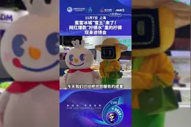 蜜雪冰城“雪王”来了！网红爆款“柠檬水”里的柠檬现身进博会图片