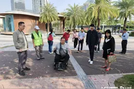 珠海金湾市政公园无障碍改造见成效！各界代表点赞便民举措图片
