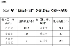 陕西省各市2025年中央特岗计划教师招聘考试岗位及设置标准发布图片