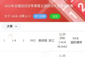浙江15岁天才少女，昨晚刷新一项亚洲纪录图片