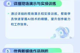 “AI内容创作零基础速成营” 济南启幕 2天助力学员成为AI创意高手图片