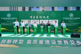 2024第七届中国艾产业发展大会开幕图片