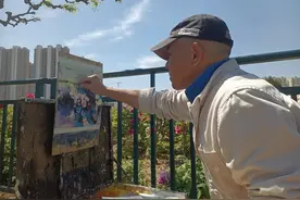 油画名家张大林：曹州百花园的牡丹令人神往图片