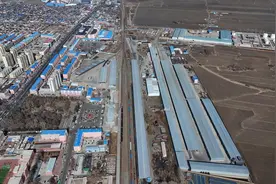 中欧班列“东通道”扩能节点工程启动施工图片