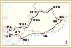 广州⇌梅州不到2小时！沿线的美景美食太馋人了，快坐上高铁逛吃逛吃→图片