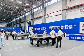 聚焦酒博会｜台球体育专区：挥杆击球梦，举杯共饮美酒情图片
