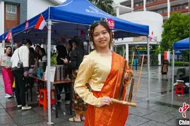 广西高校中外师生欢度国际文化节 促进文化交流图片