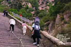 “体育生受雇背娃陪爬泰山”火了！本人发声图片