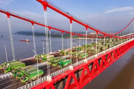 开展荷载试验！安徽这座长江大桥最新进展→图片