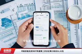 中航京能光伏REIT年度第二次分红每10份分6.22元视频封面
